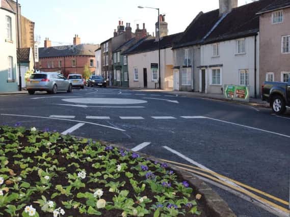 Work to install two roundabouts at Bond End in Knaresborough is completed on schedule