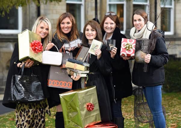 Launch of Country Living Fairs, Harrogate Convention Centre. (L-R) Country Living Fair exhibitors Suzanne Braithwaite from Saskia and Rose, Sam McDermid from Infinity & Co, Moneeza Kahn from Lotus Blu Book
Art and Angela and Rebecca Moore from Just So Interiors