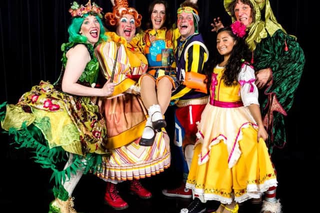 The talented cast of Harrogate Theatre's Jack and the Beanstalk magical family panto which starts on November 28.