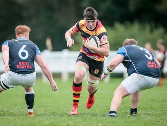 Harrogate RUFC lost out on the road at Hull. Picture: Caught Light Photography