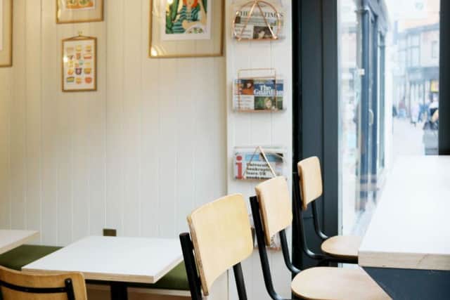The design inside Harrogate's newest coffee shop on Oxford Street. (Picture by www.beverleyreinemann.com)