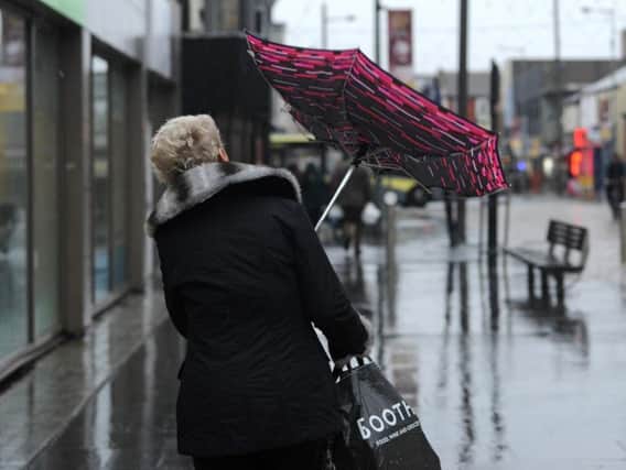 Strong winds and some heavy rain were experienced across the country on Thursday, but Harrogate seemed to escape the worst of the weather.