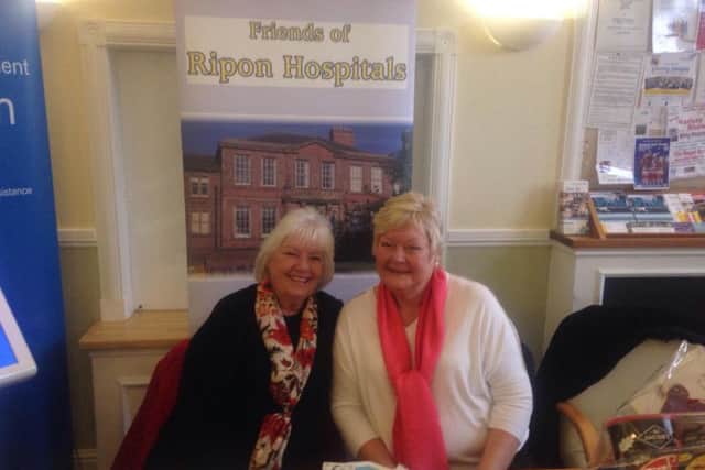 Jean Taylor and Heather Storey from the Friends of Ripon Hospitals.