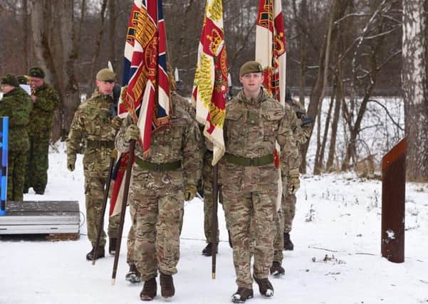 Yorkshire Colour Party in Estonia - will you support our troops this Christmas?