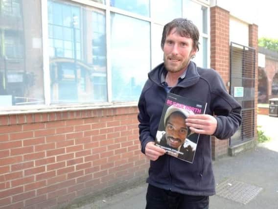 Simon Wray has sold the Big Issue magazine outside Boots in Harrogate for over a decade.
