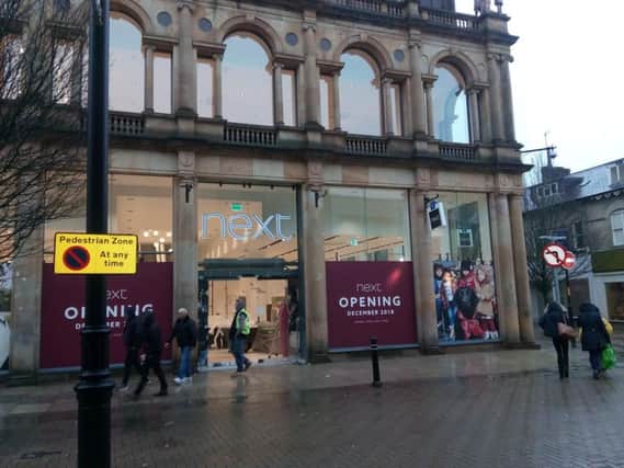 Harrogate's new larger Next store is about to open in the town centre.