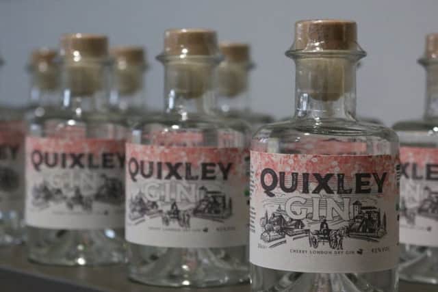 Quixley gin.