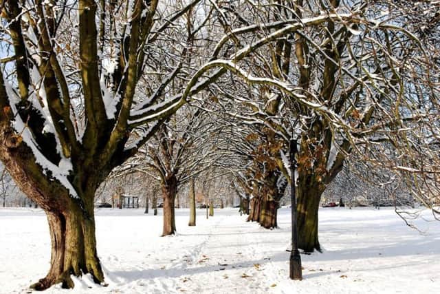 A yellow warning for snow and ice in Harrogate has been issued by the Met Office.