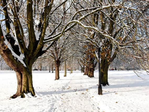 A yellow warning for snow and ice in Harrogate has been issued by the Met Office.