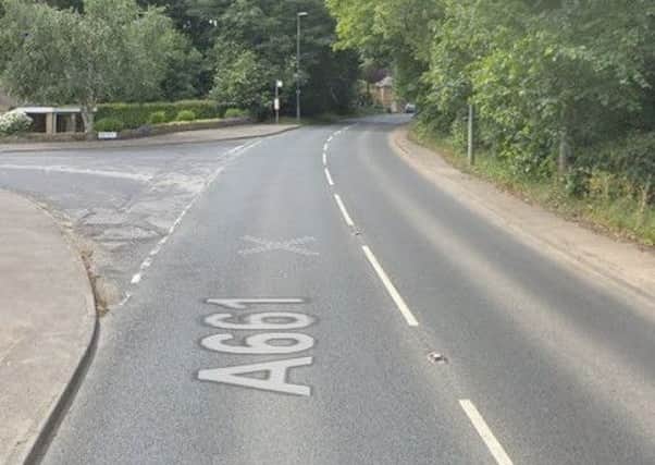 Spofforth Hill with the junction of Wentworth Gate, Wetherby.