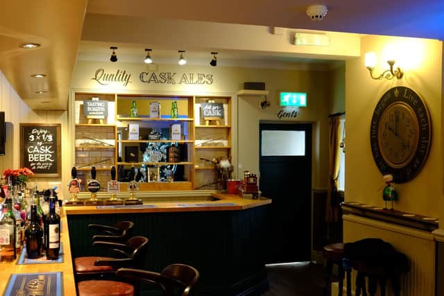 Inside the new-look White Bear pub in Bedale.