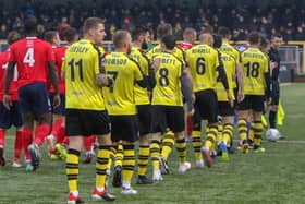 Harrogate Town beat York City 2-1 in the first round of the FA Trophy. Picture: Matt Kirkham