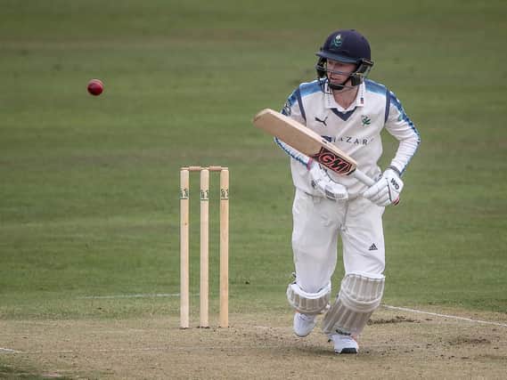 Jonny Tattersall in action for Yorkshire CCC's 2nd XI. Picture: Caught Light Photography