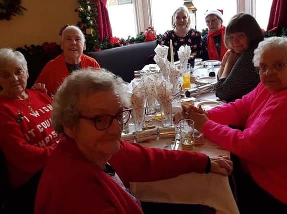 Guests at The Magdalens Christmas lunch.