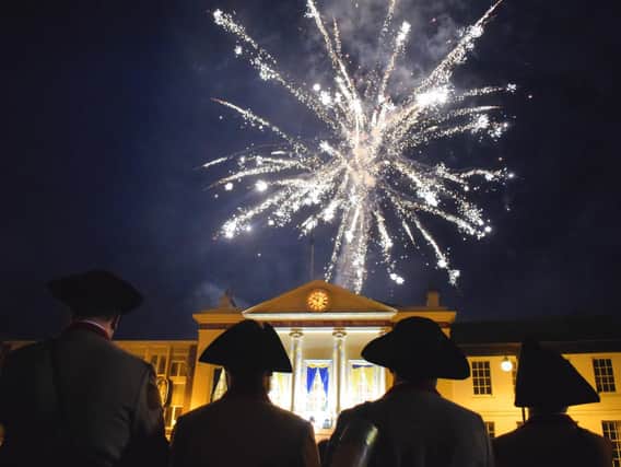 When Ripon hosted Yorkshire Day, there was also a spectacular fireworks display to round off the celebrations. Picture: Rodney Towers.