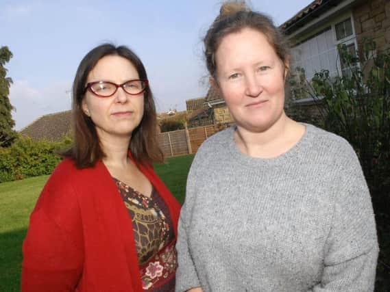 Rebecca Colby and Sarah Hart who have set up Harrogate Afordable Homes Community Land Trust.