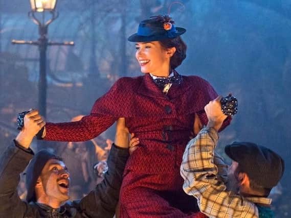 Hurrah for a Harrogate brand - Movie star Emily Blunt in Walt Disney Pictures' Mary Poppins Returns.