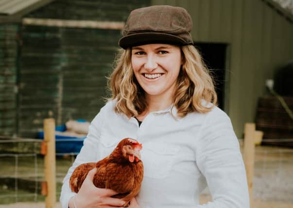 Emma Mosey and husband Ben aim to run a cruelty-free and slaughter-free egg-production business. (S)