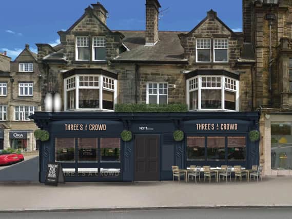 Concept drawings of the new pub