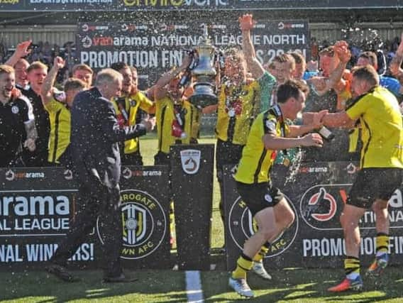 Growing success: Harrogate Town.