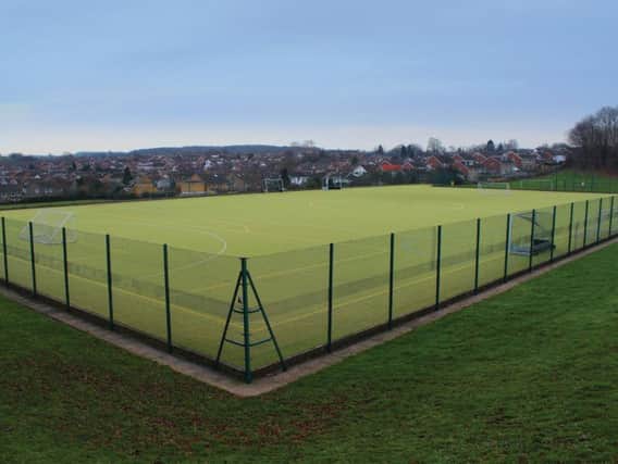 Plans to modernise the existing pitch have been submitted