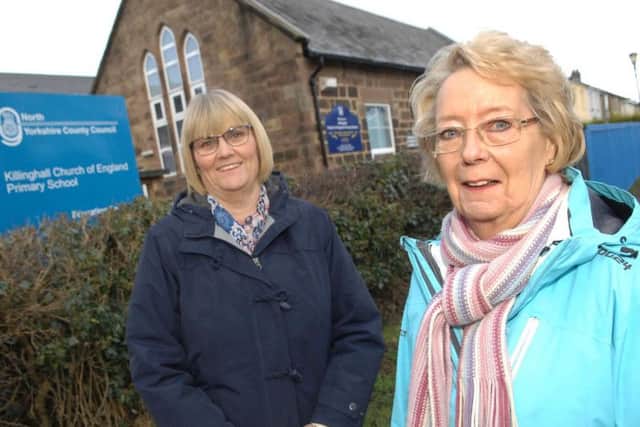 Headteacher of Killinghall Primary School, Sarah Bassitt and Killinghall Vice Chair of the Parish Council, Val Blackburn, say the village is unsustainable for the number of houses being built.