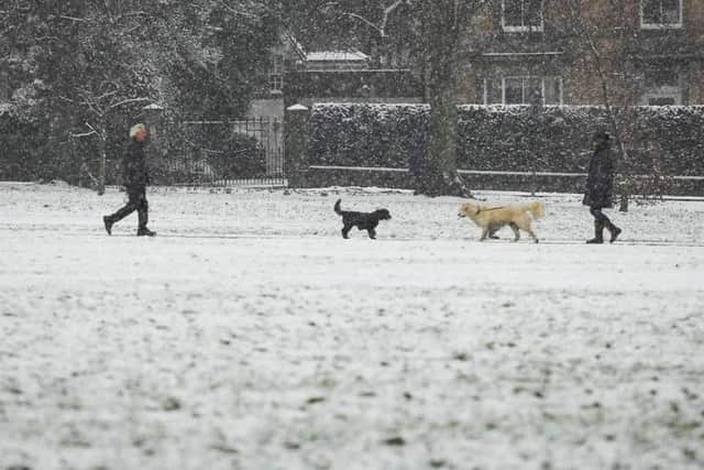 Yellow warnings for snow have been issued by the Met Office.