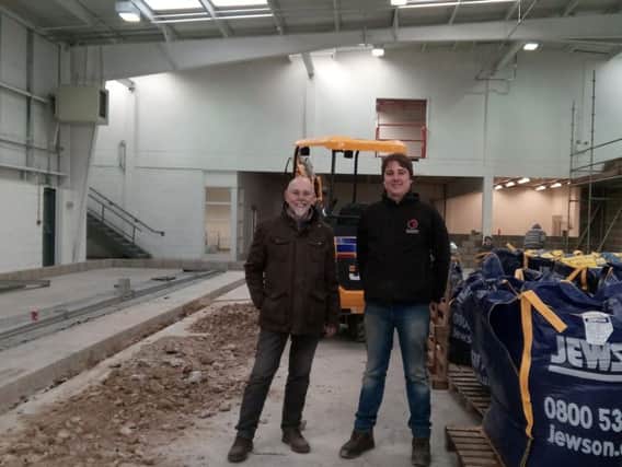A bigger and even better future - Roosters' brewery's Ian and Oli Fozard in their new home in Harrogate.