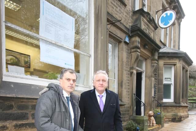 MP for Skipton and Ripon,Julian Smith, and Chairman of the Nidderdale Chamber of Trade, Keith Tordoff