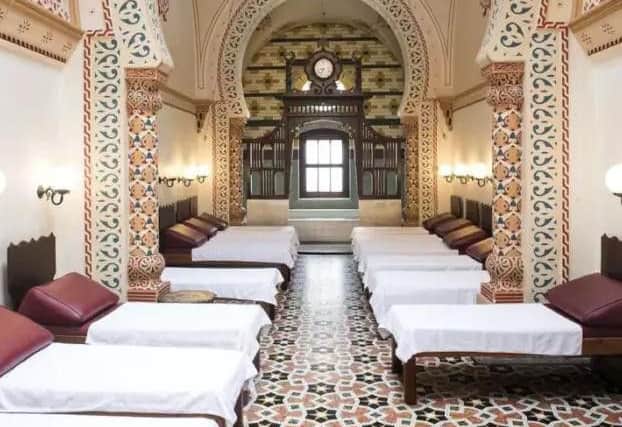 The newly refurbished Turkish Baths.
