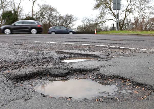 The condition of major roads in North Yorkshire is getting worse, according to the Department of Transport.