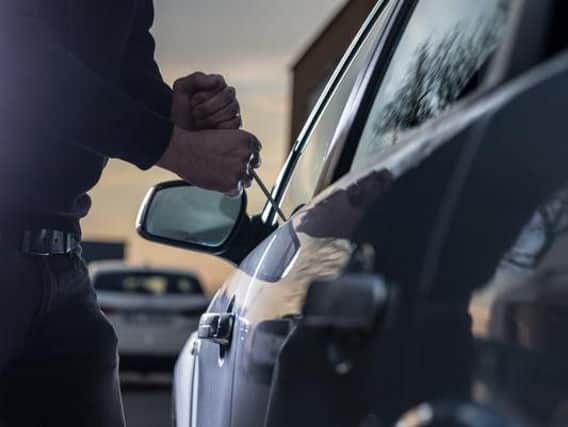 There were a total of 40 reports of car crime in the Harrogate district in December 2018