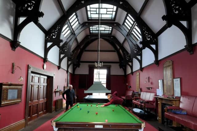 The snooker room at The Club. Picture by Gerard Binks.