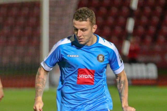 Harrogate Town winger Joe Leesley. Picture: Matt Kirkham