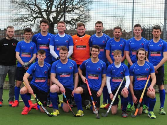 Harrogate Hockey Club Mens 1s have sealed promotion from North Division One. Picture: Gerard Binks