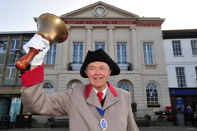 It's a treasured tradition that a lot of people don't know much about - the Ripon Bellman plays an important role in civic life. Picture: Gerard Binks.