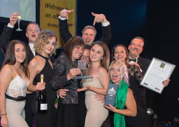 Winners at last years Harrogate Hospitality and Tourism Awards.