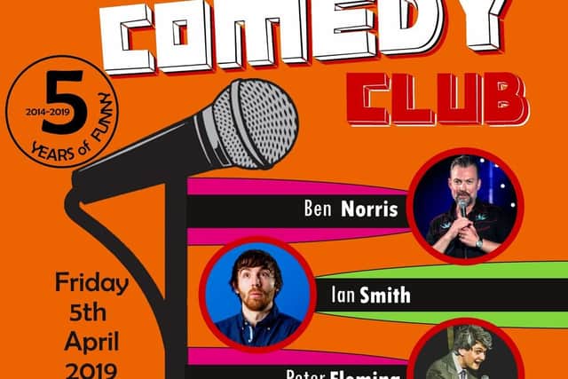 The Frazer Comedy Club is on next Friday