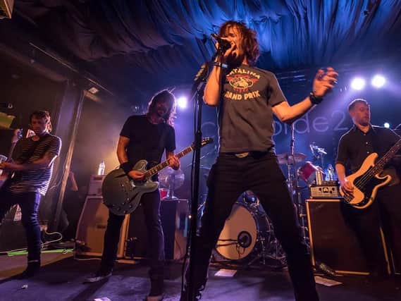 Coming to Harrogate Theatre - UK Foo Fighters leader Jay Apperley singing with the real Foo Fighters with Dave Grohl on guitar.