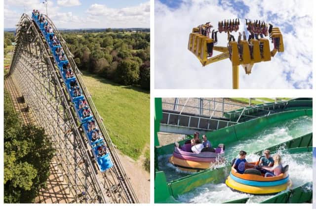 The Ultimate rollercoaster - one of many thrill rides at Lightwater Valley
