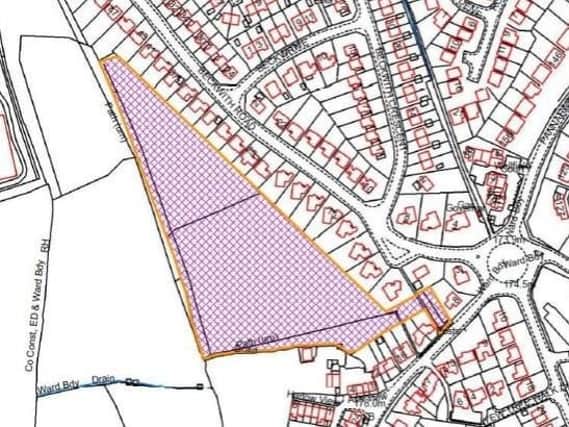 The proposed development, with the entrance in the bottom-right corner. Picture: Harrogate Borough Council
