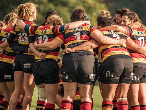 Harrogate RUFC Ladies have been promoted three times in the space of three years. Picture: John Ashton/ickledot