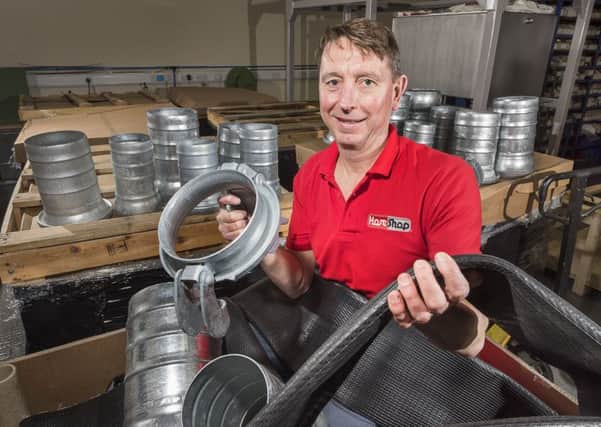 Mike Shakespeare of Harrogate-based HoseShop Ltd, which has won a repeat order from an African diamond-mining company.