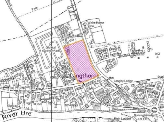 The development at Langthorpe, designated site B2 on the draft local plan.