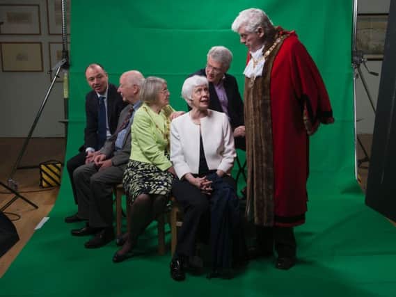 Amazing - Reconstruction - Some of the local celebrities at Sundays photo-shoot at Harrogates Mercer Art Gallery.
