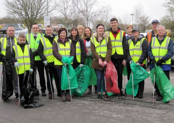 The McDonalds volunteers teamed up with Friends of Aspin Pond and Knaresborough SPARKS for the litter pick.
