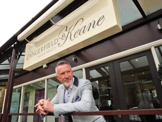 Successful Harrogate independent Gerri Dangerfield Keane says he will close his Dangerfield & Keane Hair and Beauty salon in Harrogate for the duration of this September's UCI world cycling championships.