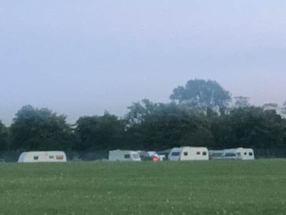 The caravan 'camp' on the Stray in Harrogate now faces legal action by Harrogate Borough Council.
