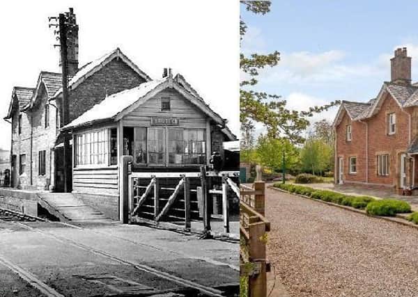 Station House, Weedling Gate, Stutton, Tadcaster in 1960 and today  £875,000 with Fine & Country, 01937 583535.