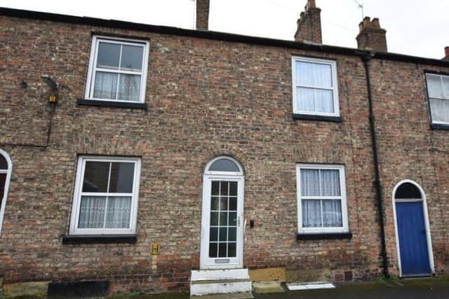 Mawson Lane: The owners of this terraced house in Ripon secured a quick sale at auction and achieved the guide price of £130,000.